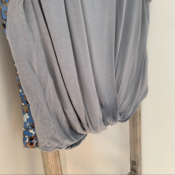 Anthropologie Tiny Grey Twist Front Sleeveless Tank Small - Picture 6 of 13